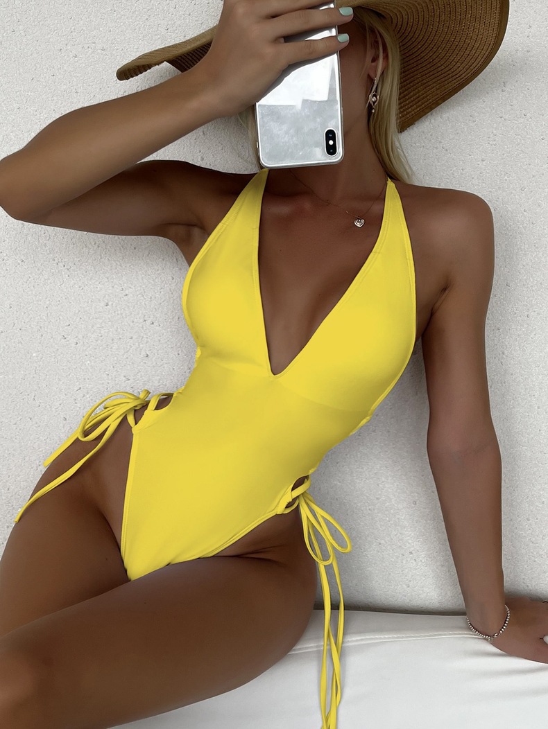 Customized Deep V Swimsuits